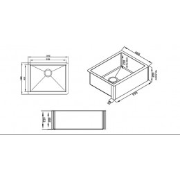 Primaccore Farm Sink PVD Nano Black - Debacco